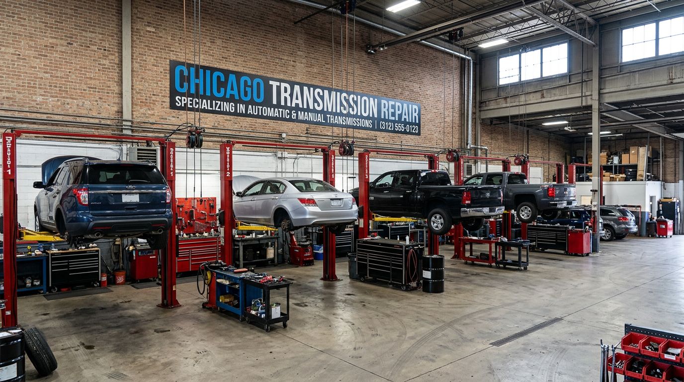 Chicago Transmission Coupons & Offers Free Diagnostic, Fluid Service & Referral Bonus offer photo at Chicago Transmission