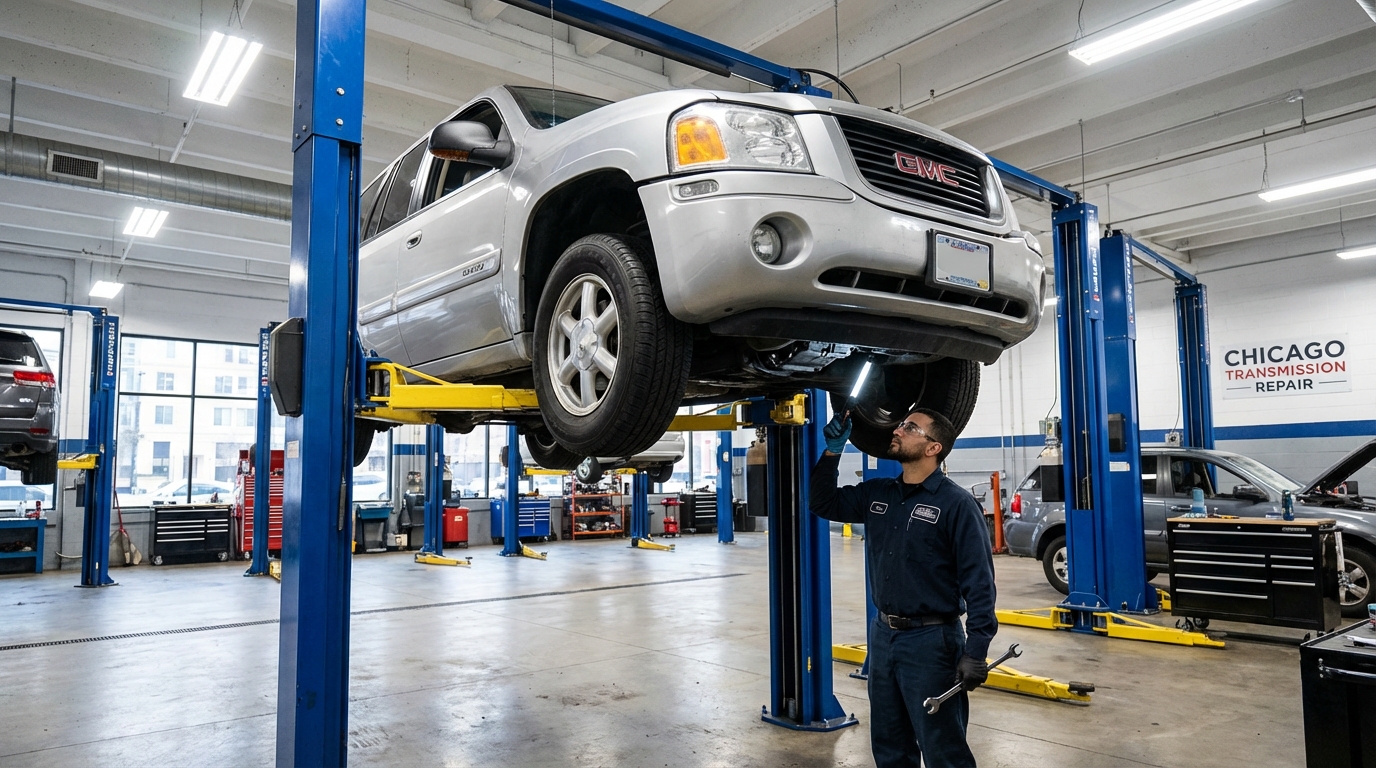 Chicago Transmission Coupons & Offers Free Diagnostic, Fluid Service & Referral Bonus offer photo at Chicago Transmission