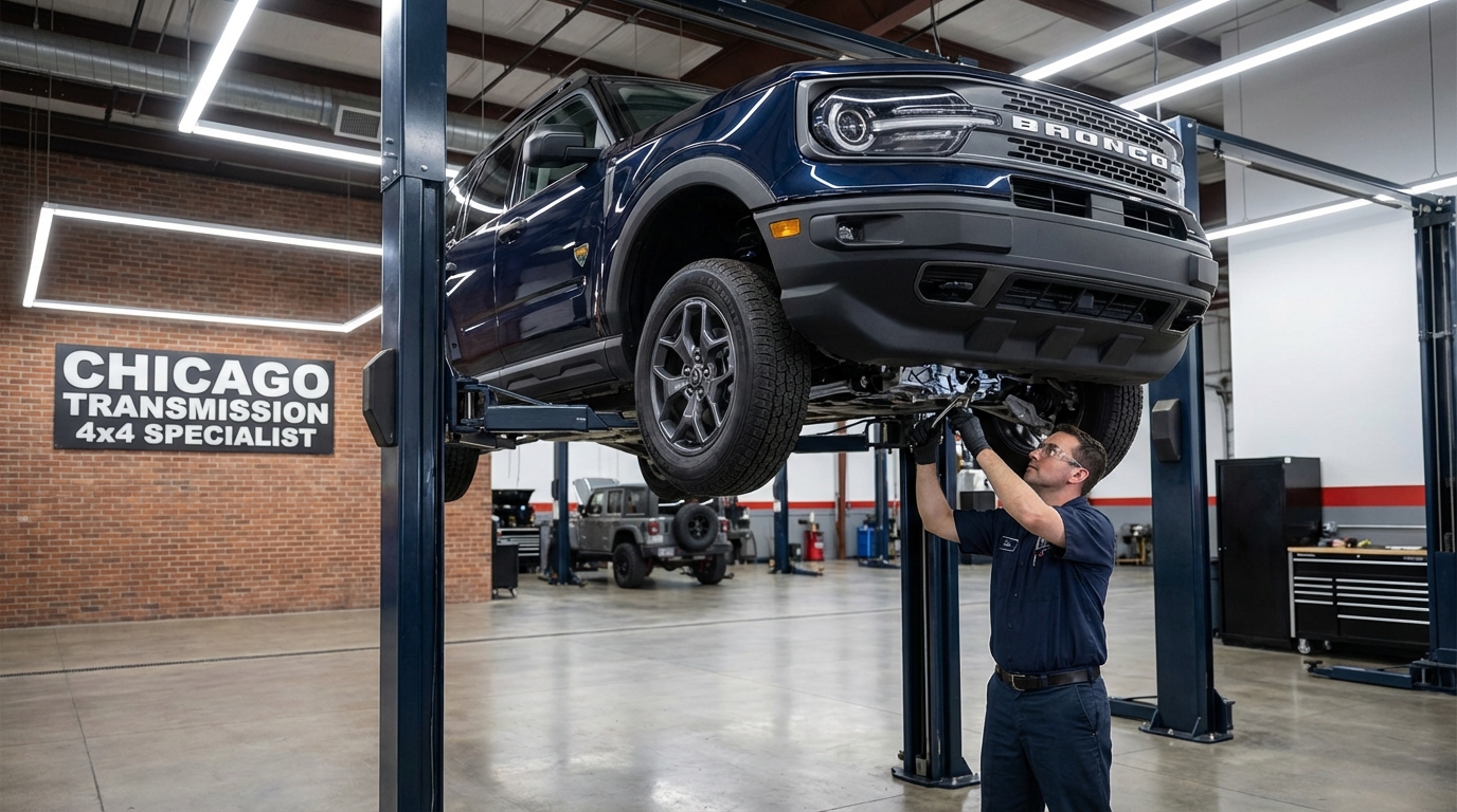 Fleet Transmission Services Chicago diagnostic process at Chicago Transmission