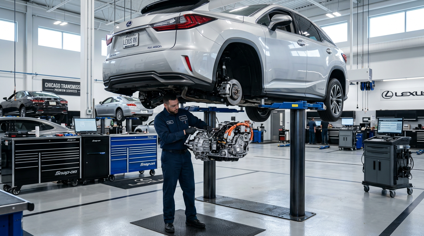 Free Transmission Diagnostic Chicago Scan, Road-Test & Written Estimate service photo at Chicago Transmission