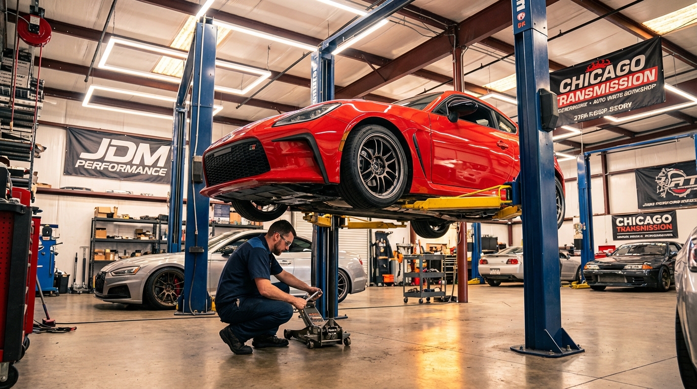 Front Differential Repair Chicago inspection photo at Chicago Transmission