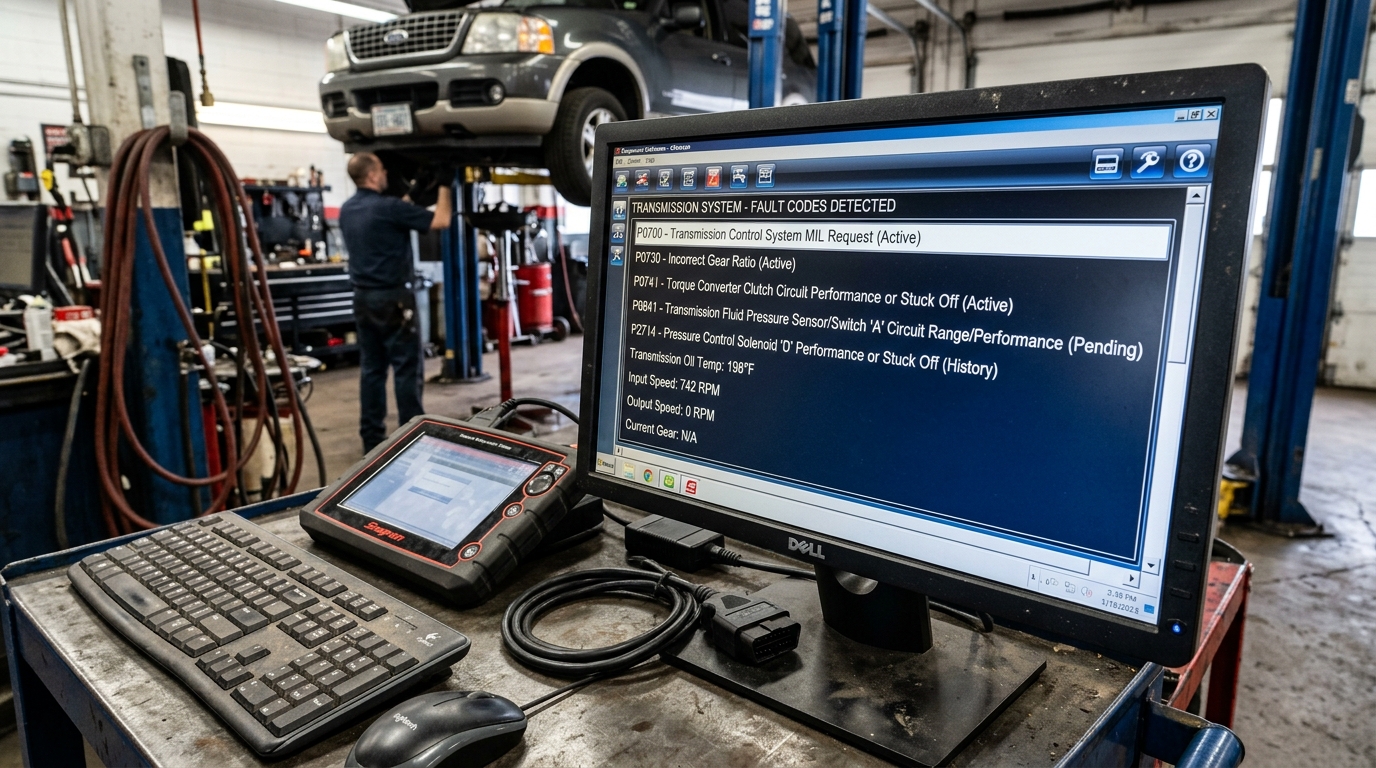 Free Transmission Diagnostic Chicago Scan, Road-Test & Written Estimate service photo at Chicago Transmission
