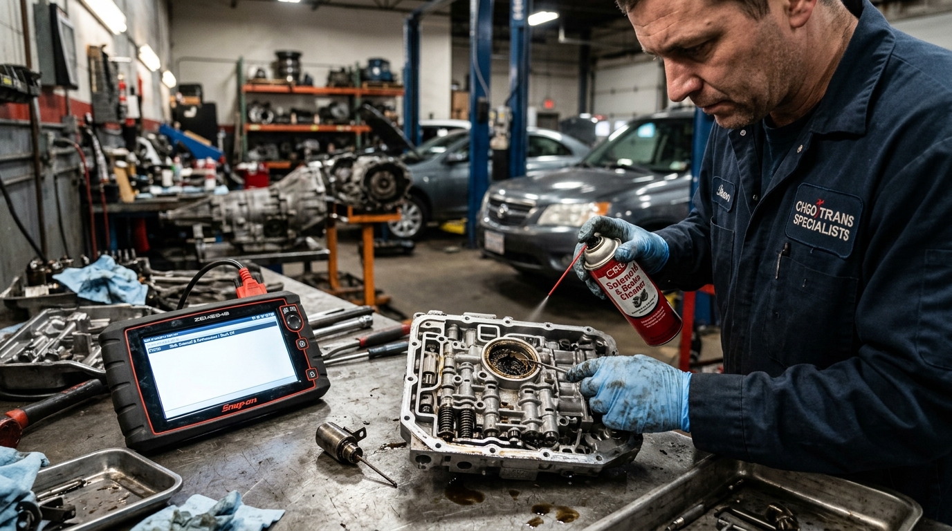 Engine Repair Chicago Warning Lights, Leaks & Driveability service photo at Chicago Transmission