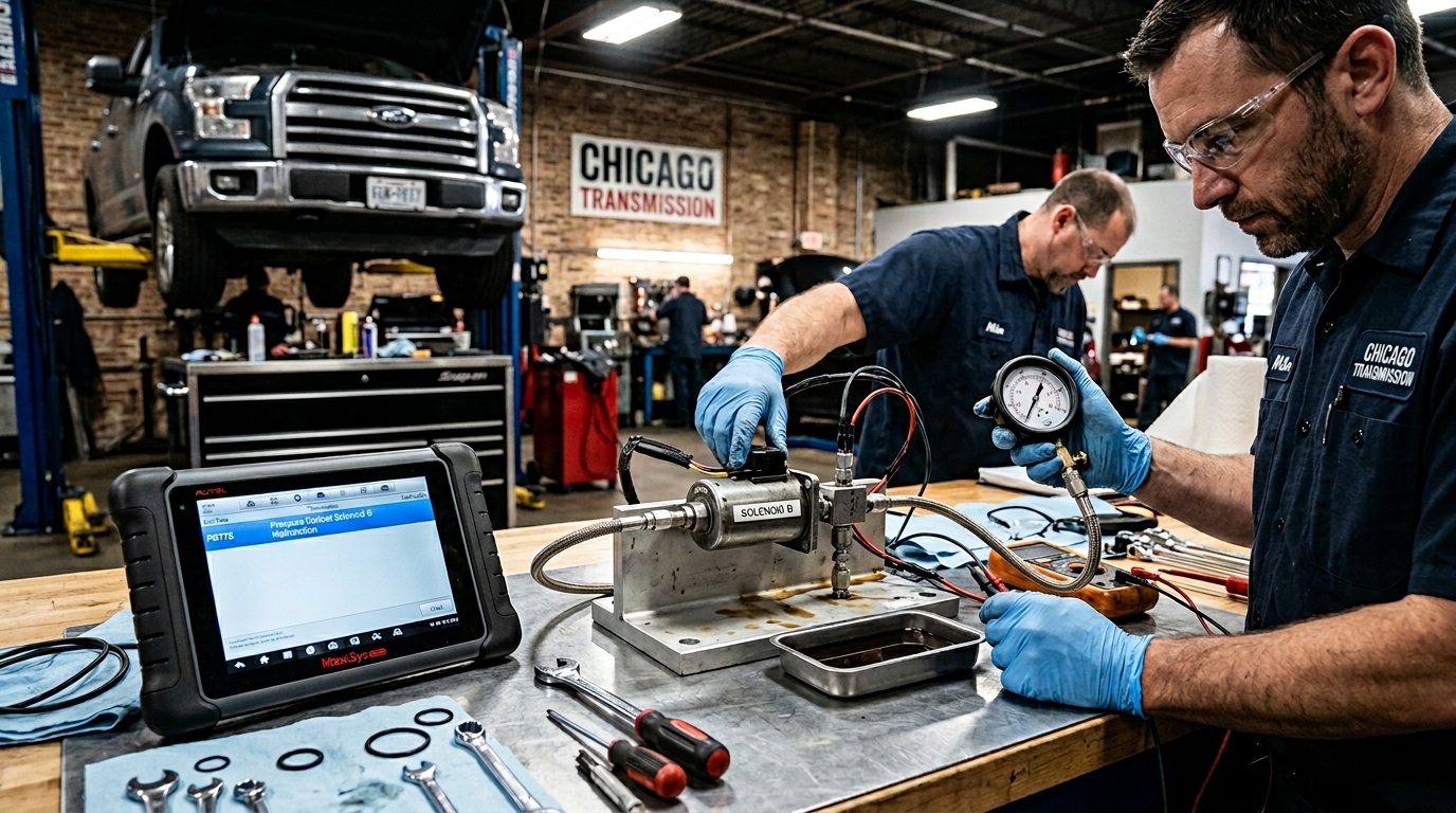 Transmission Fluid Service Chicago Fluid Condition & Service Advice service photo at Chicago Transmission