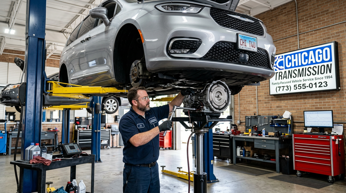 Chrysler Transmission Repair Chicago Chrysler shift and minivan transmission service service photo at Chicago Transmission