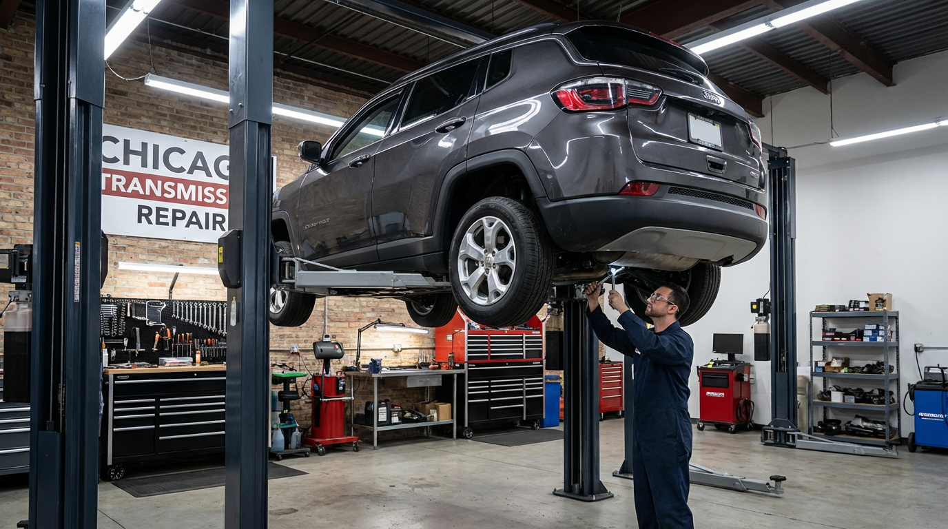 Jeep Grand Cherokee 545RFE Slipping: Causes, Cost and Timeline - Chicago Transmission photo