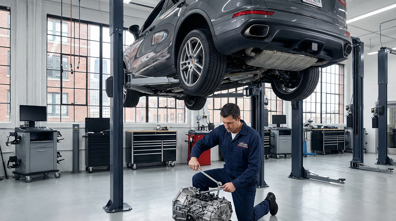 P0720 repair service - Chicago Transmission 2-year / 24,000-mile warranty rebuild