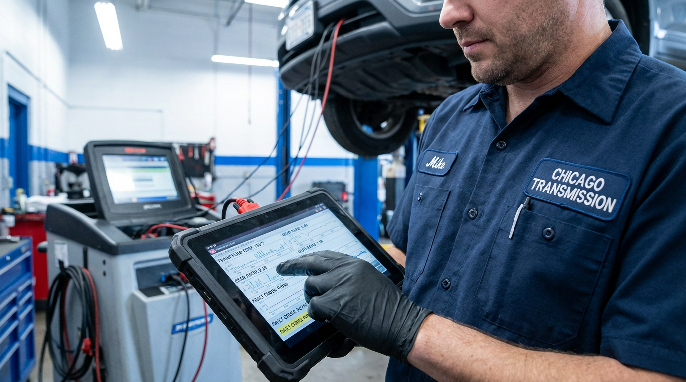 Transmission diagnostics for Chevrolet SILVERADO 1500 at Chicago Transmission North Side