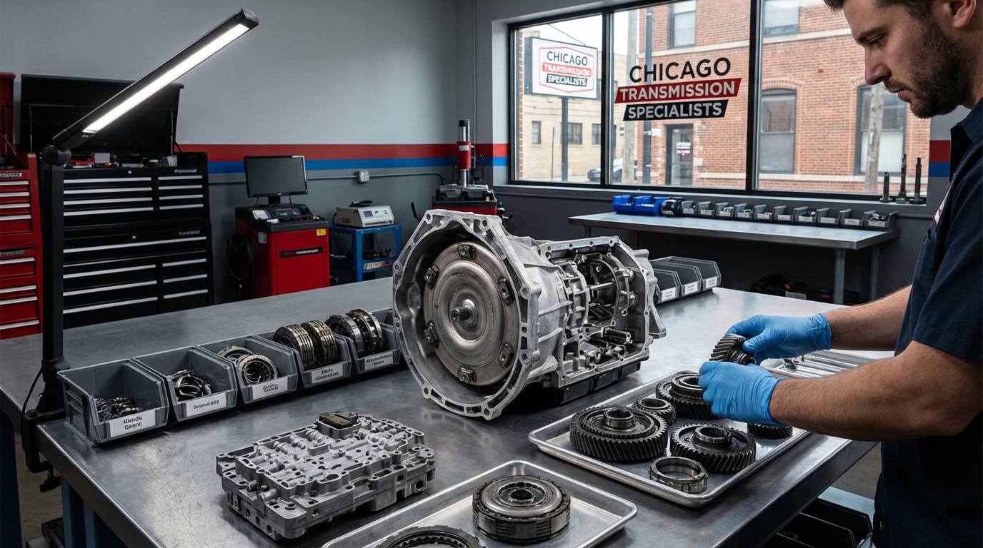 P0740 - transmission parts and labor at Chicago Transmission Chicago