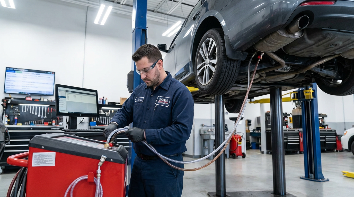 Preventive Maintenance Chicago Fluid, Inspection & Road-Trip Readiness service photo at Chicago Transmission
