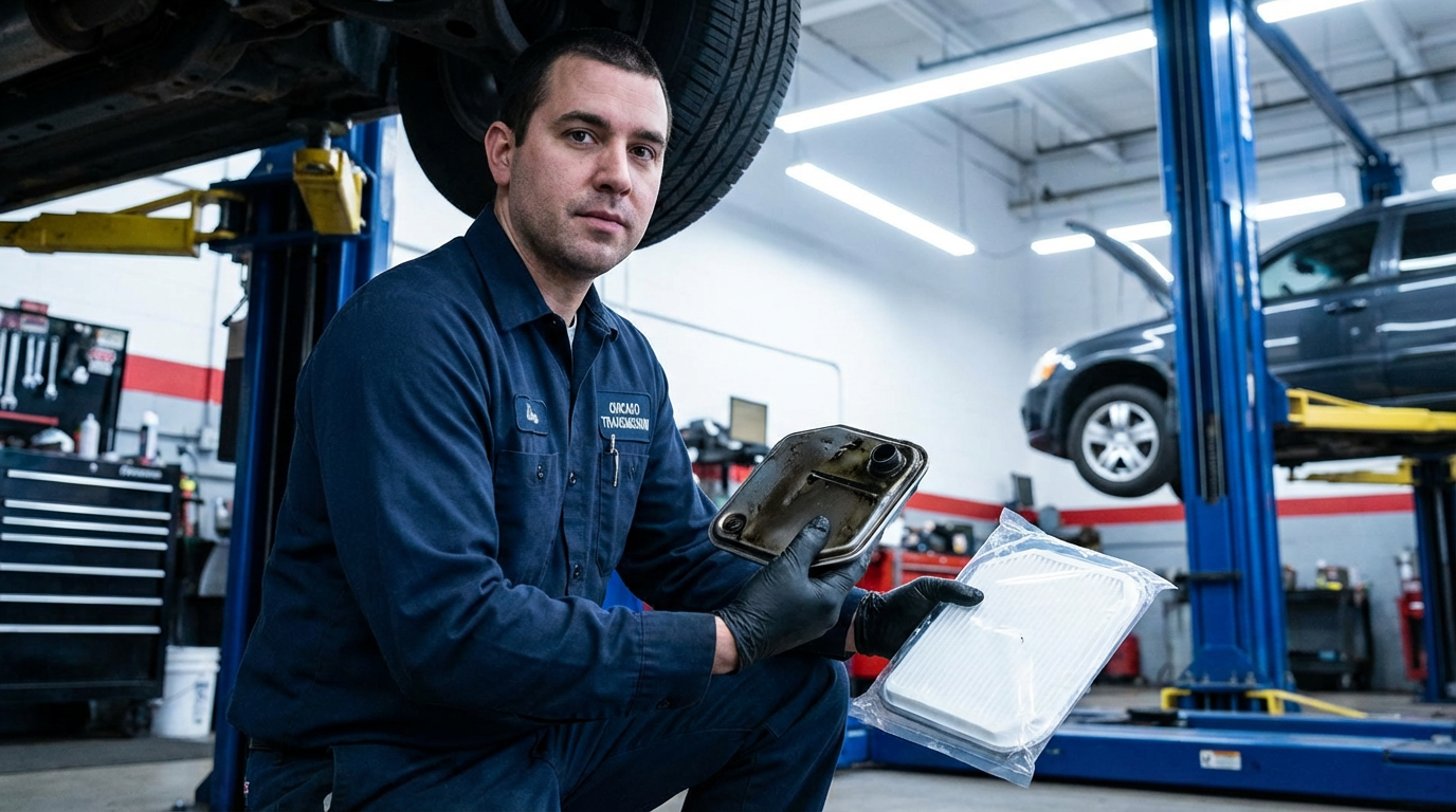Brake Repair Chicago Stop Cleanly. Diagnose Clearly. service photo at Chicago Transmission