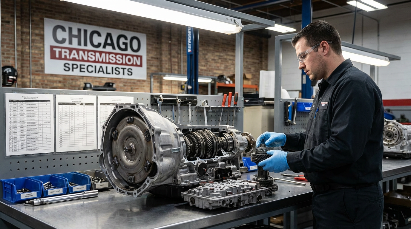 P0732 repair service - Chicago Transmission 2-year / 24,000-mile warranty rebuild