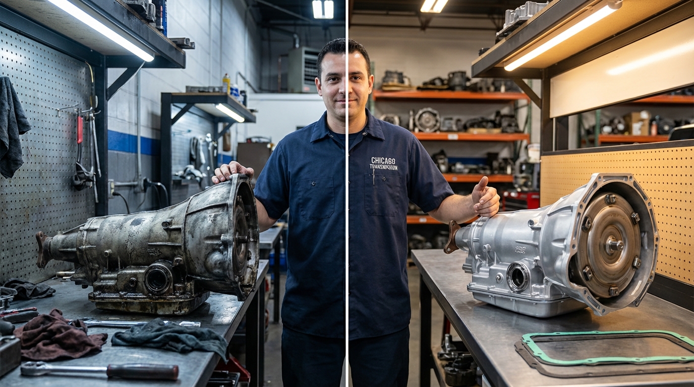 P0732 repair service - Chicago Transmission 2-year / 24,000-mile warranty rebuild