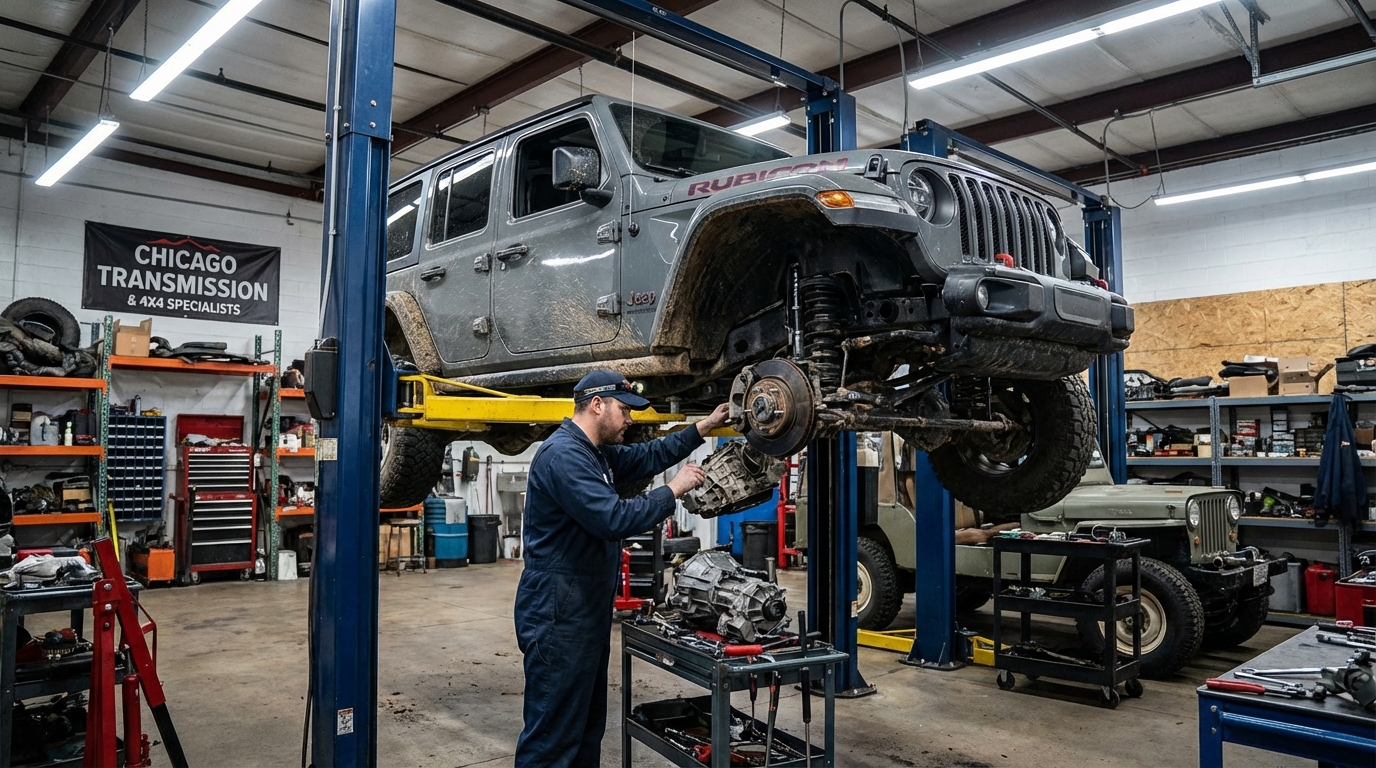 Jeep Grand Cherokee 545RFE Slipping: Causes, Cost and Timeline - Chicago Transmission photo