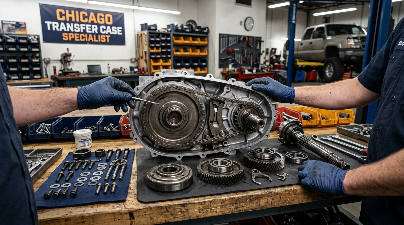 4WD Transfer Case Service Chicago inspection photo at Chicago Transmission