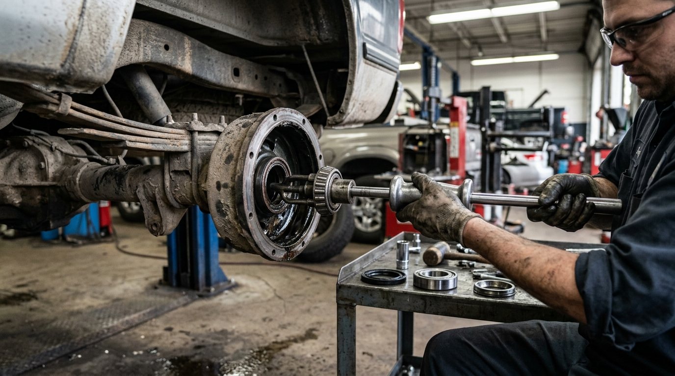 CV Axle Replacement Chicago component inspection at Chicago Transmission