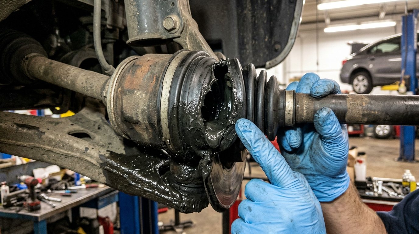 CV Axle Replacement Chicago symptoms checked on a vehicle in Chicago