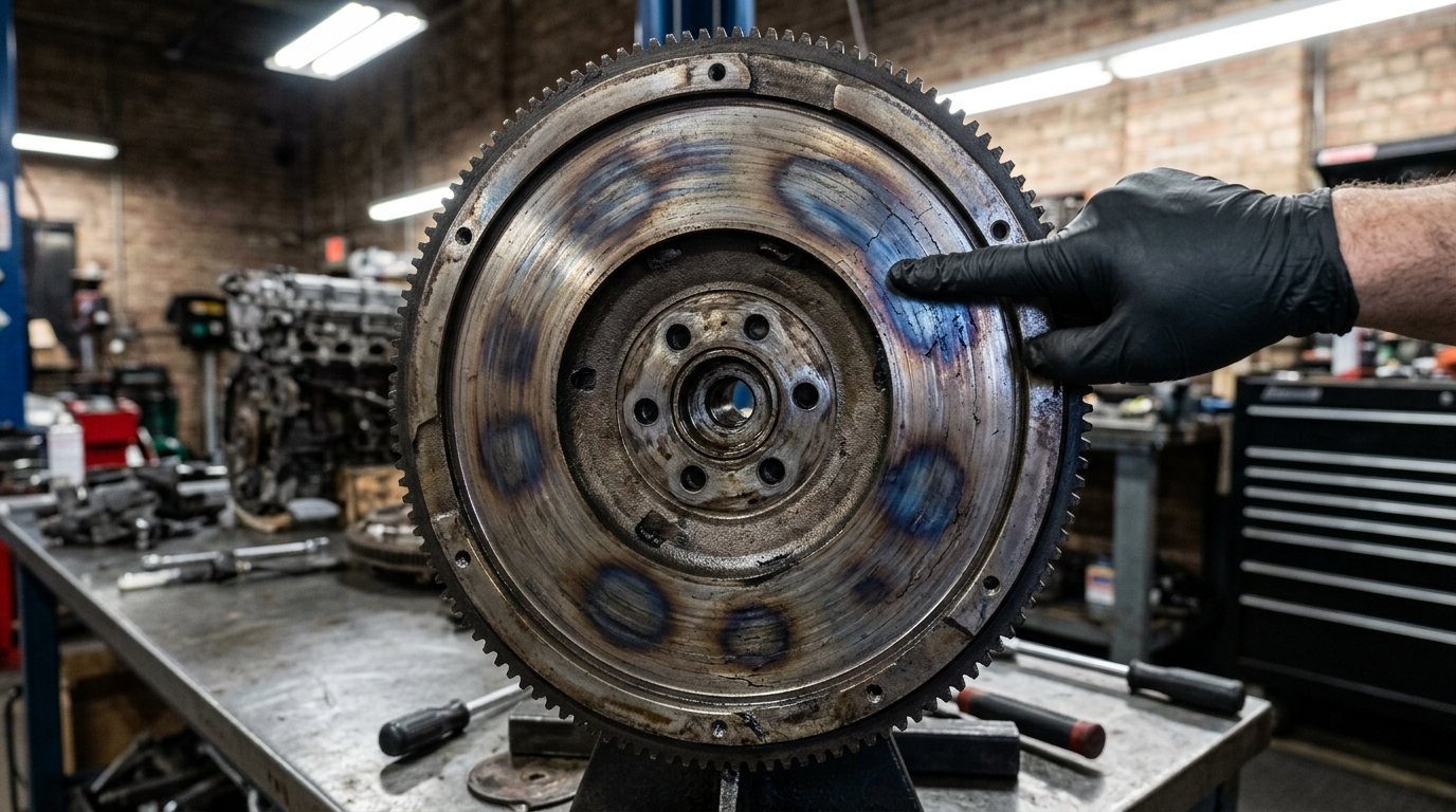 Flywheel Resurfacing Chicago symptoms checked on a vehicle in Chicago