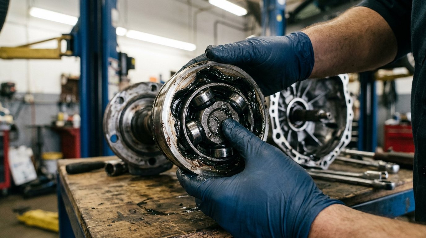 Axle Repair Chicago component inspection at Chicago Transmission
