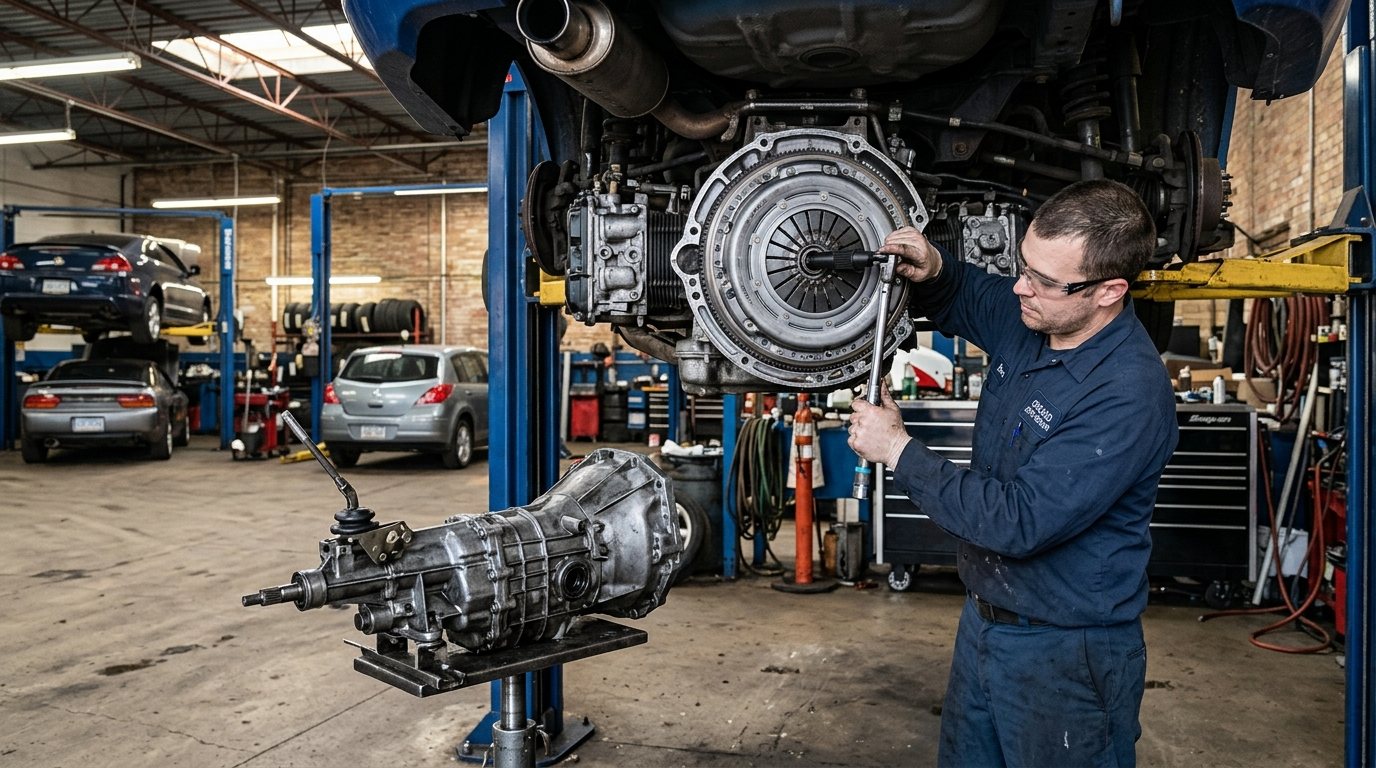 Rear Differential Repair Chicago symptoms checked on a vehicle in Chicago